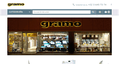 Desktop Screenshot of gramo.be