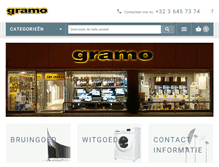 Tablet Screenshot of gramo.be